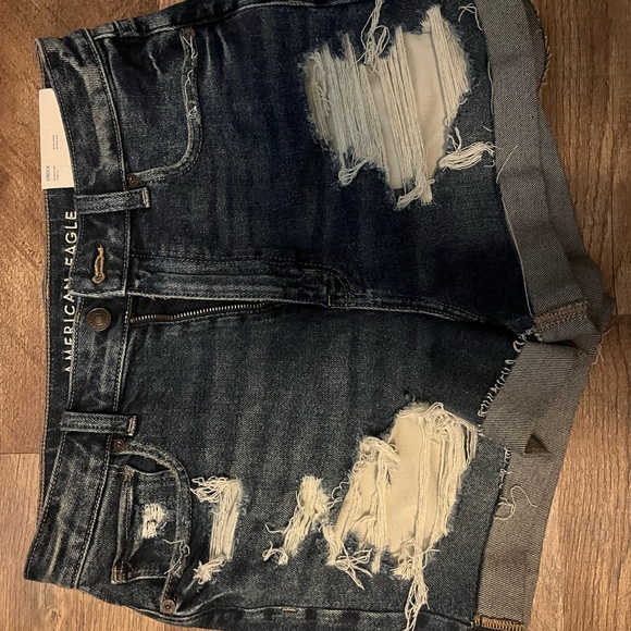 American Eagle shorts size 10 dark denim - Picture 1 of 1